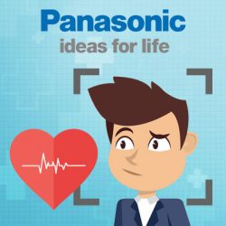 تخمین ضربان قلب با دوربین پاناسونیک